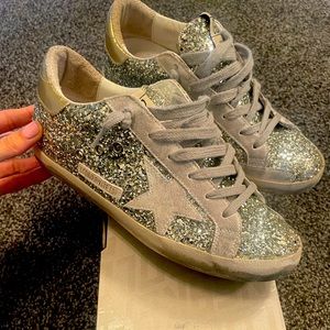 Authentic Golden Goose super star sneakers. Size 37